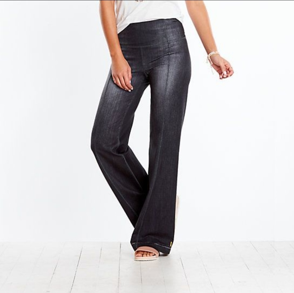 Lucy Indigo Flare pants, size xs